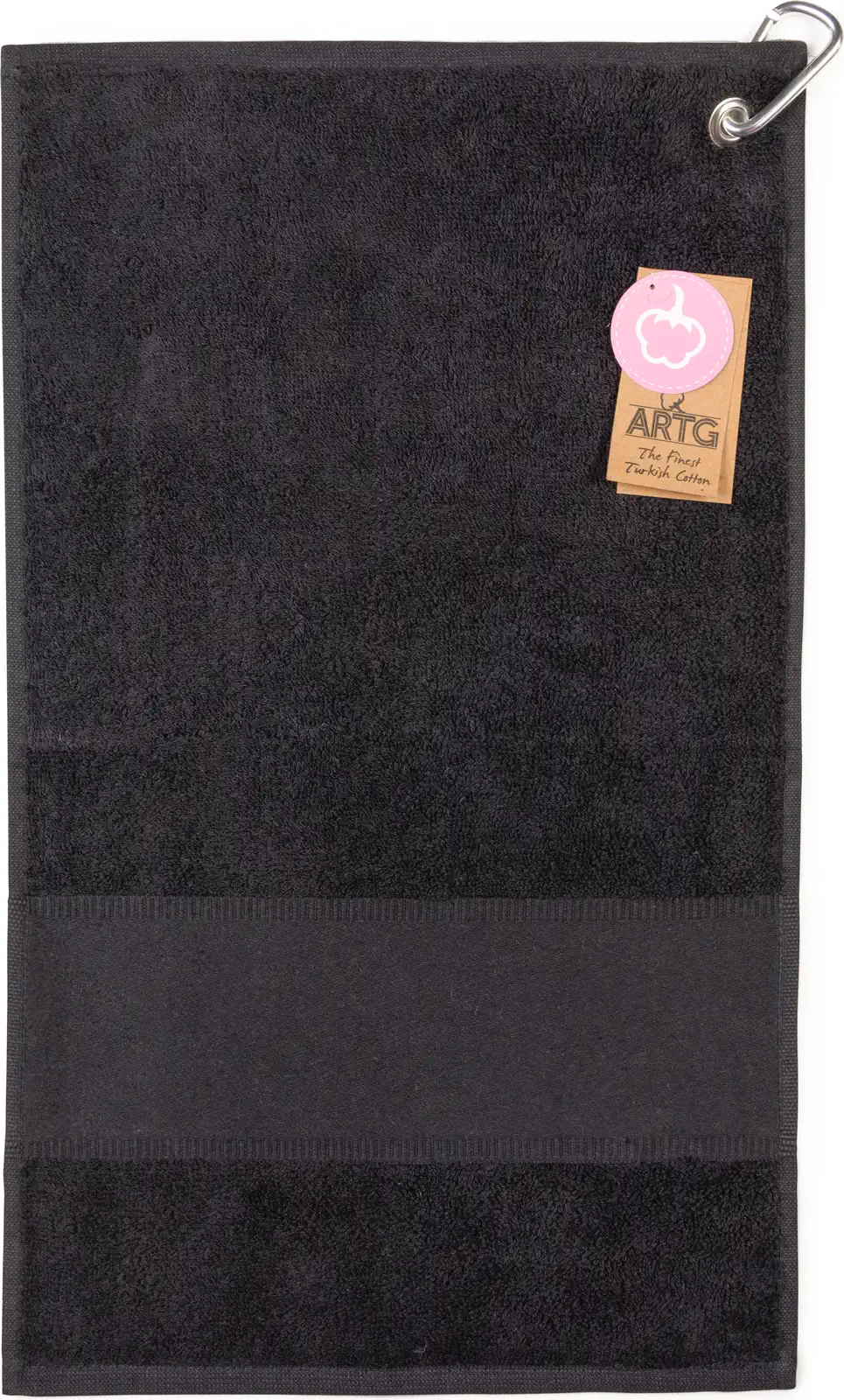 artg-ar714-print-me-golf-towel-black-front-2 ARTG PRINT-Me® GOLF Towel