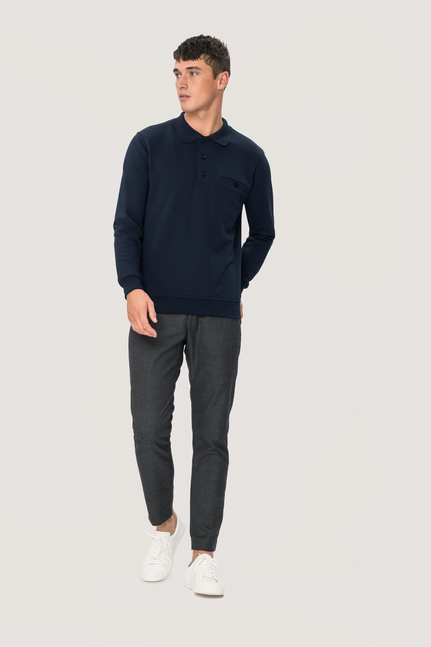 HAKRO Pocket-Sweatshirt 457 Premium