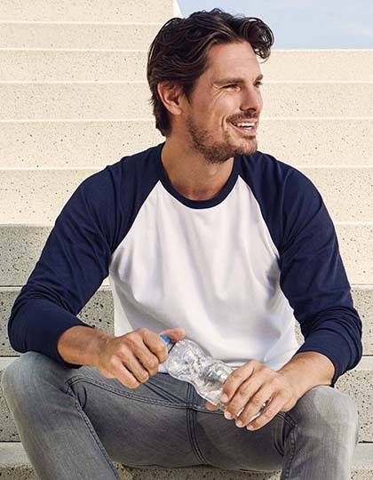 promodoro Mens Baseball-T LS promodoro Mens Baseball-T LS