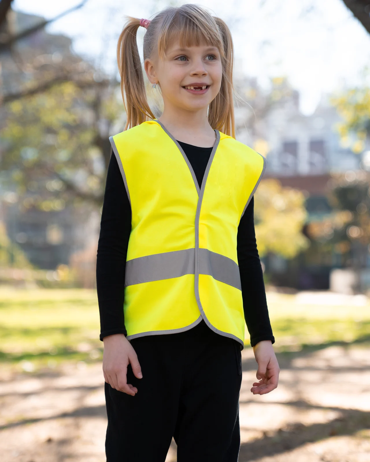 Korntex Kids´ Hooded Hi-Vis Safety Vest Odense