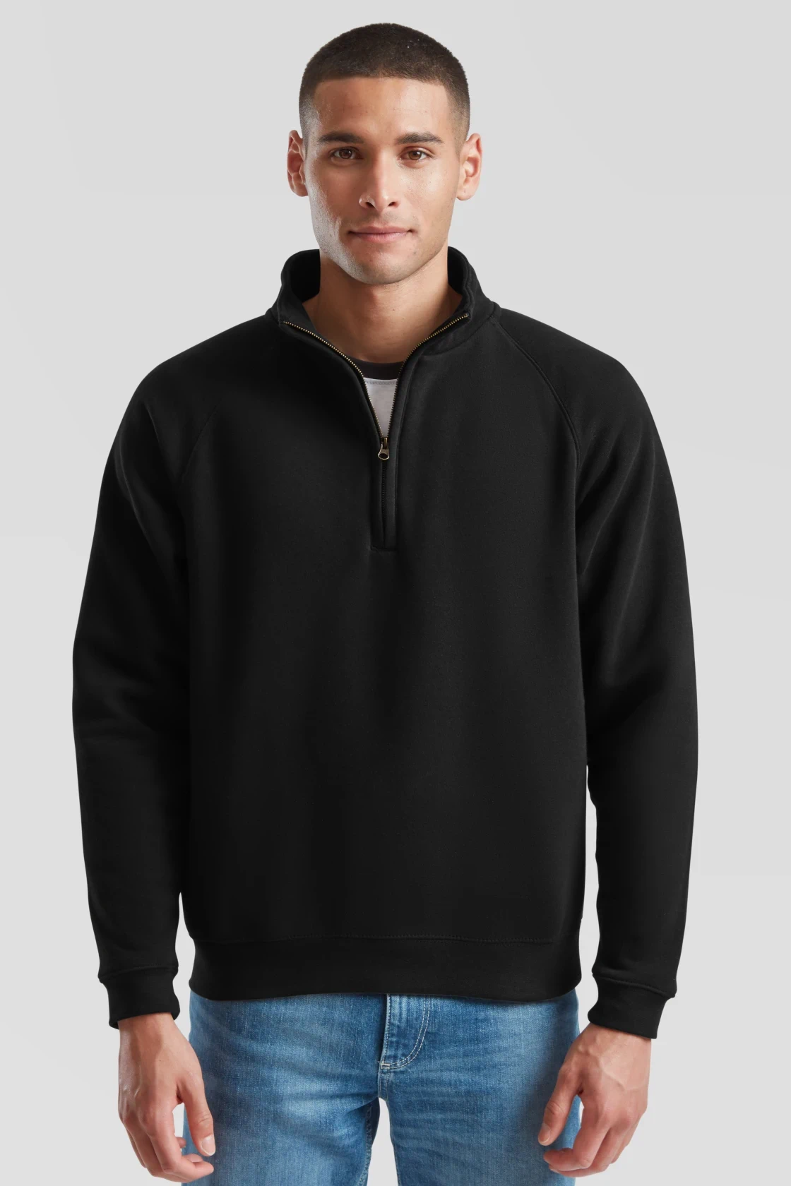 F.O.L. Zip-Neck Sweat mit 1/4 Zip