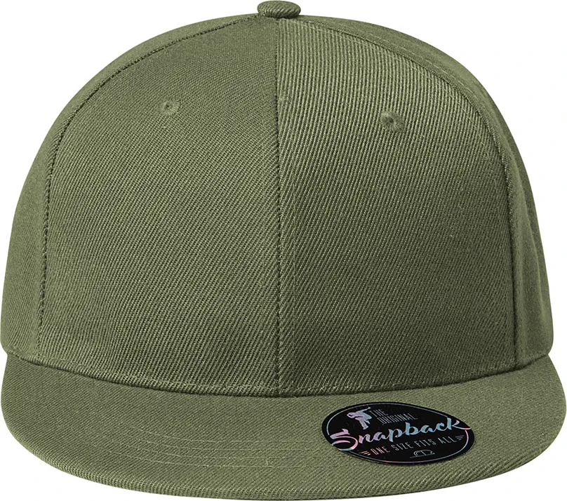 malfini-302-rap-4p-muetze-khaki-front-2 MALFINI Mütze Rap 6P 302