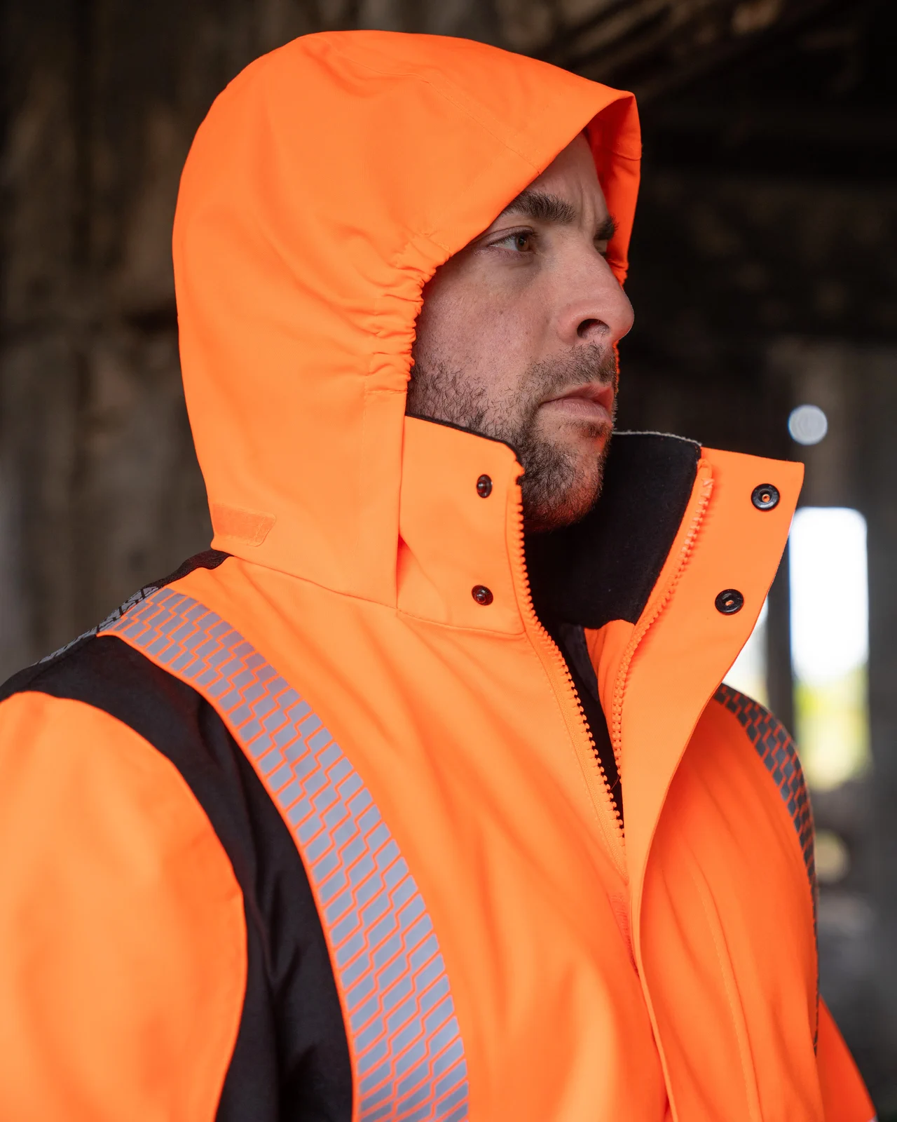 korntex-kxbrsshrj-premium-printable-hi-vis-softshell-safety-jacket-copenhagen-signalorange-model-1 Korntex Premium Hi-Vis Softshell Regenjacke (Printable) Copenhagen
