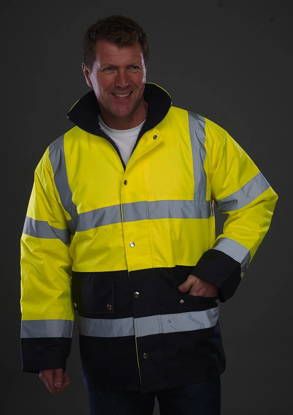YOKO High Visibility Two-Tone Motorway Jacket