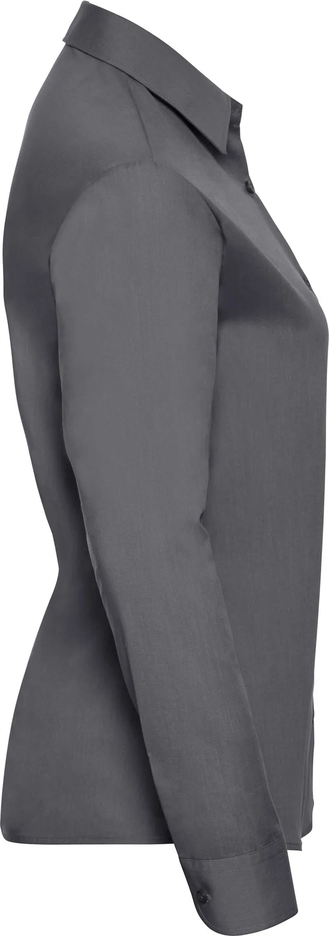 Russell Ladies Long Sleeve Polycotton Easy Care Poplin Shirt