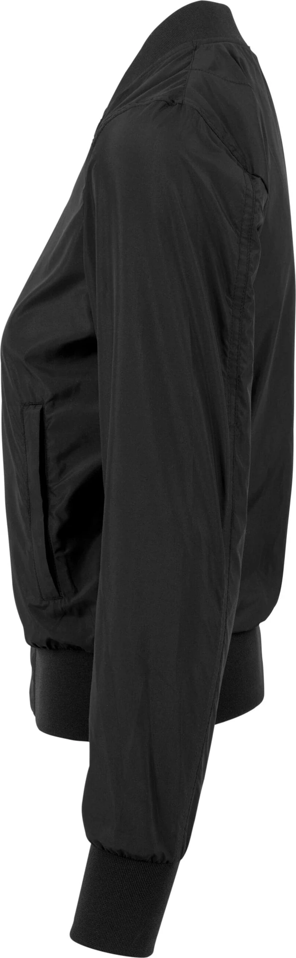 Build Your Brand Ladies Nylon Bomber Jacket