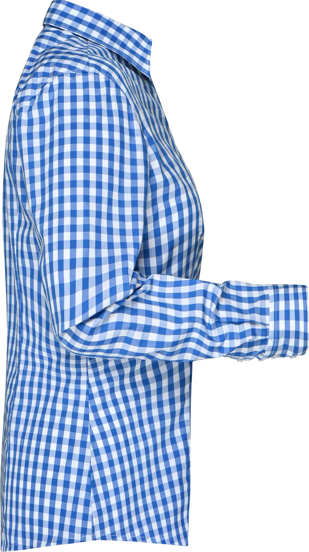 James & Nicholson Ladies Checked Blouse 
