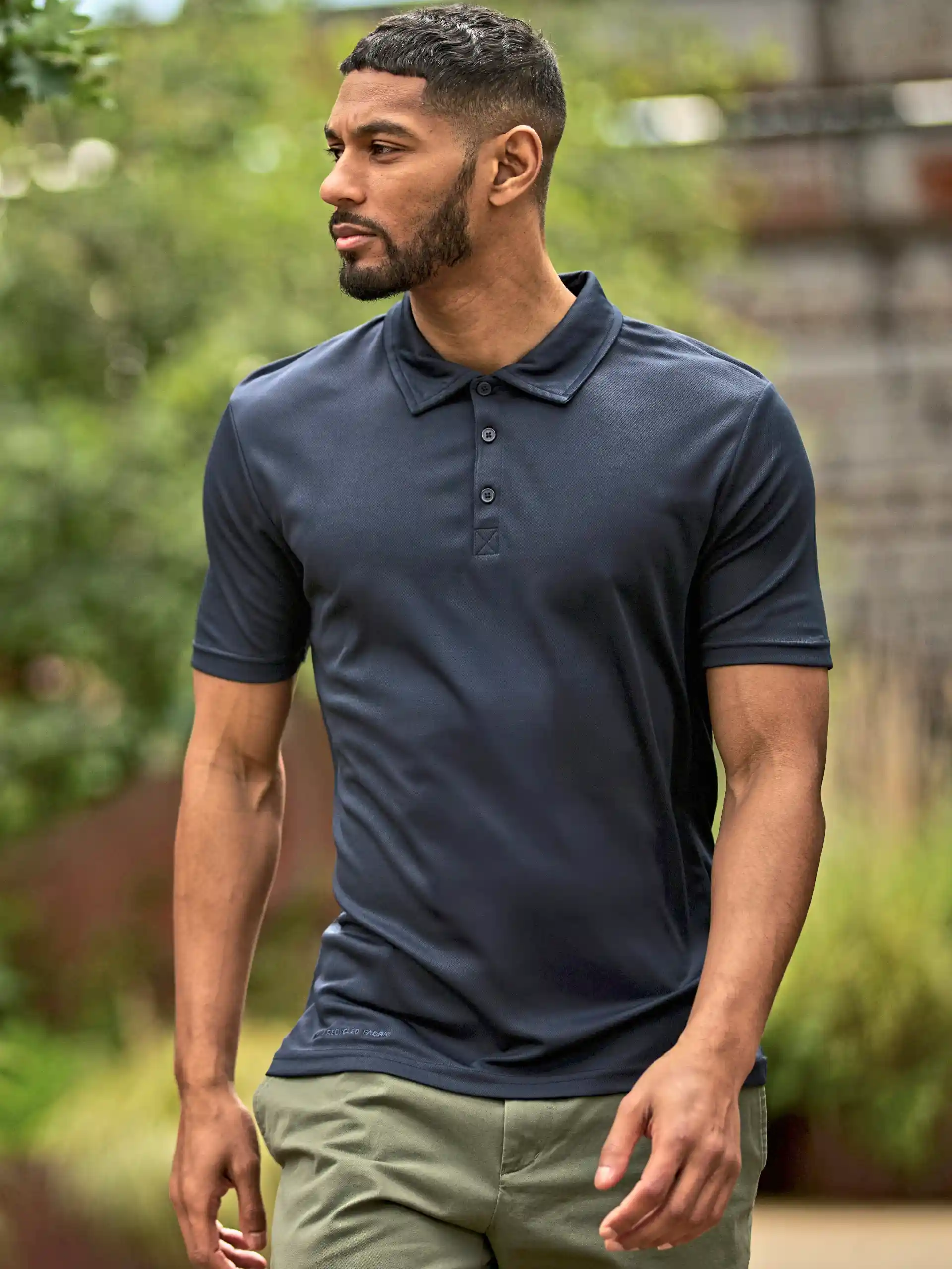 regatta-trs196-honestly-made-recycled-polo-navy-model-1 Regatta Honestly Made Recycled Polo