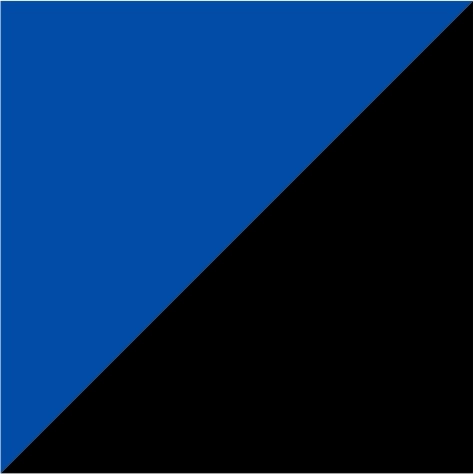 royal blue/black