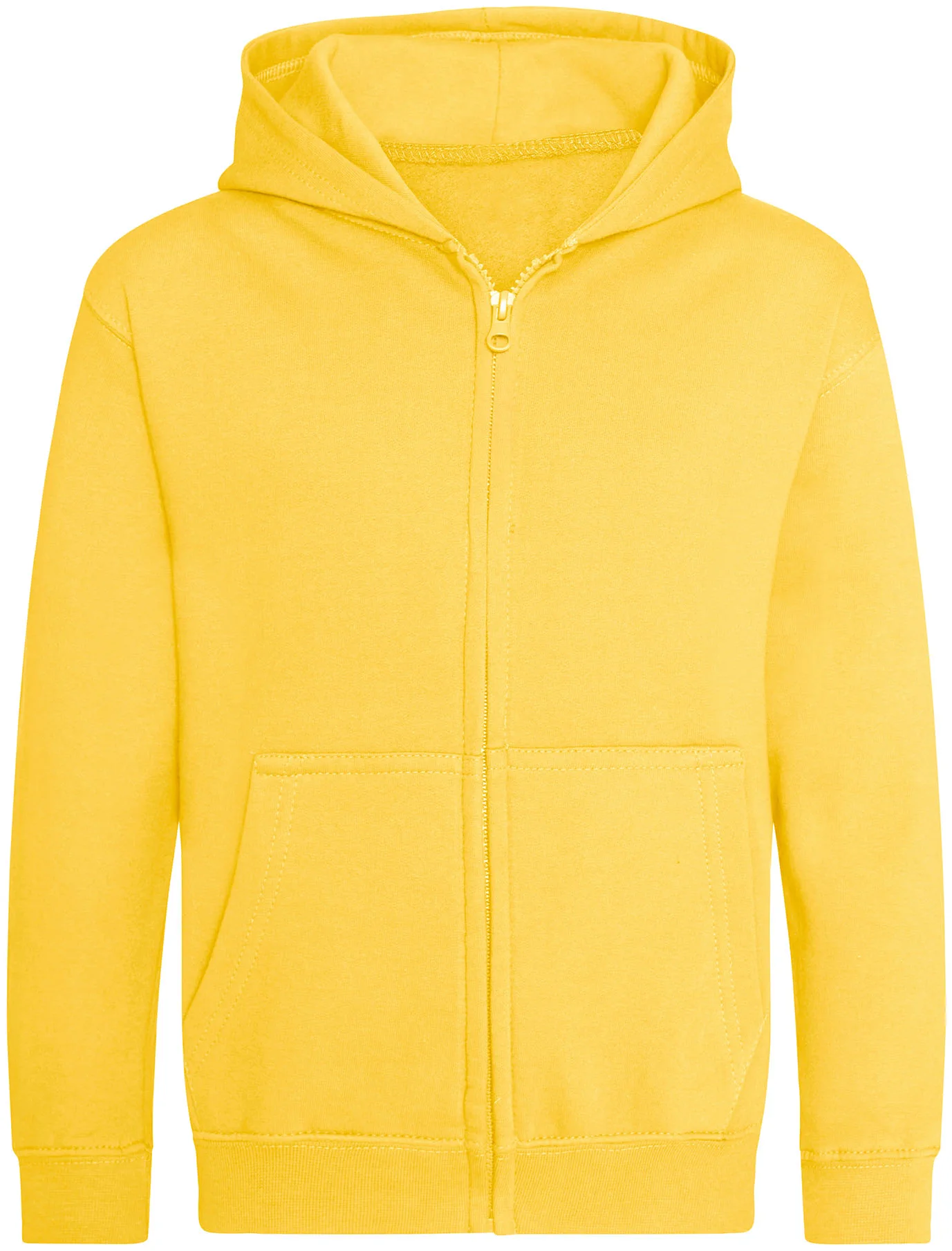 justhoods-jh050j-kids-zoodie-sunyellow-front-1 Just Hoods Kids Zoodie