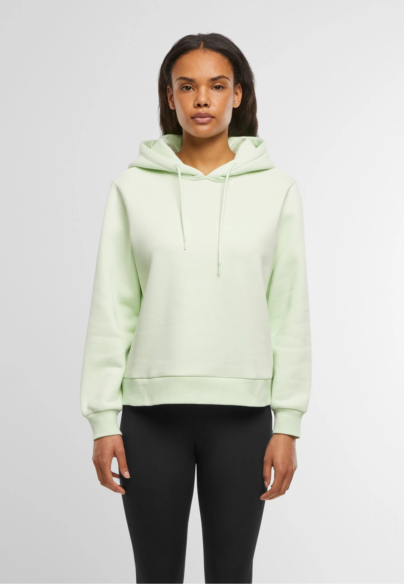 BYB-BY213-ladies-everyday-hoody-lightmint-model-0 Build Your Brand Ladies Everyday Hoody