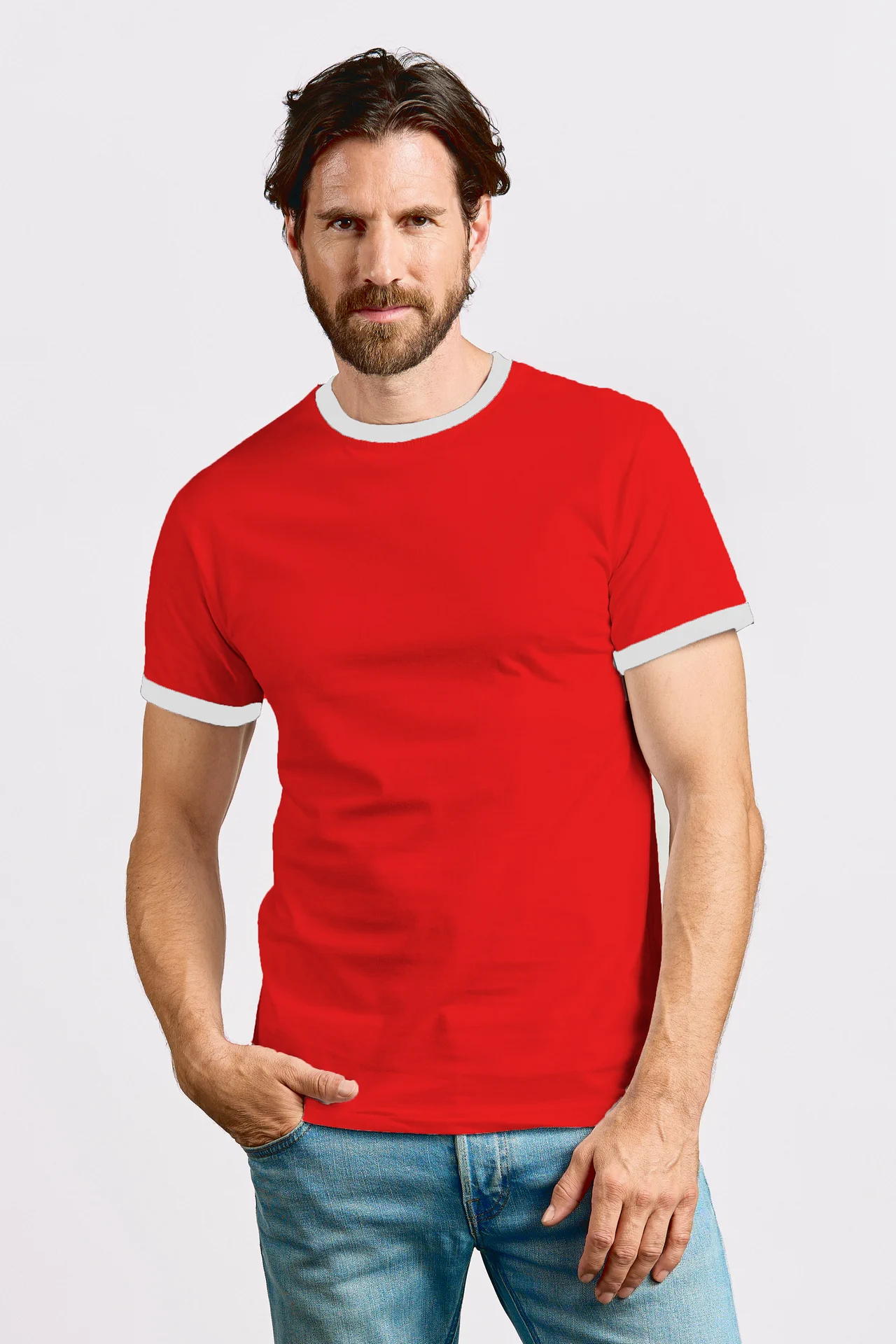 Promodoro Men's Contrast-T