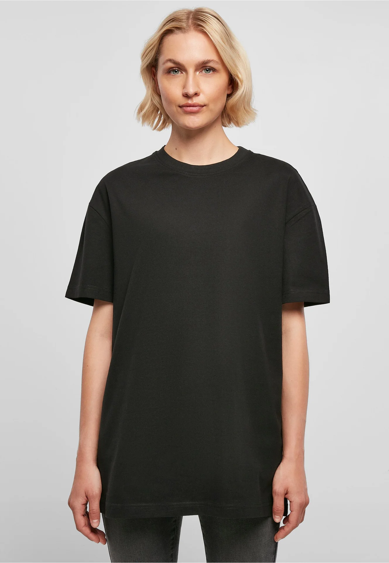 Build Your Brand Ladies Oversized Boyfriend Tee