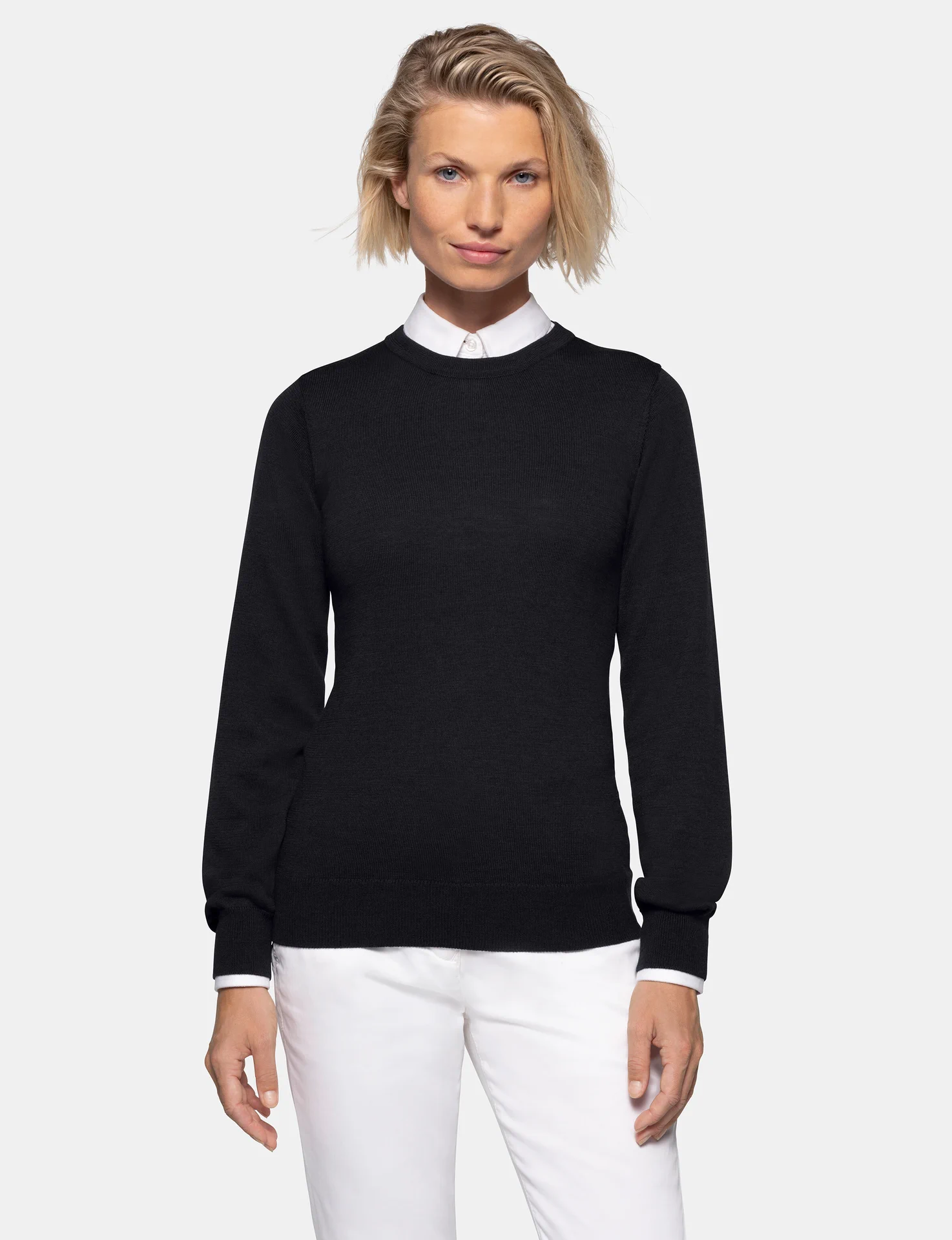 HAKRO Damen Pullover 146 Merino-Wolle