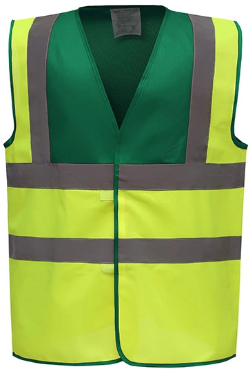 YOKO High Visability 2 Bands & Braces Waistcoat