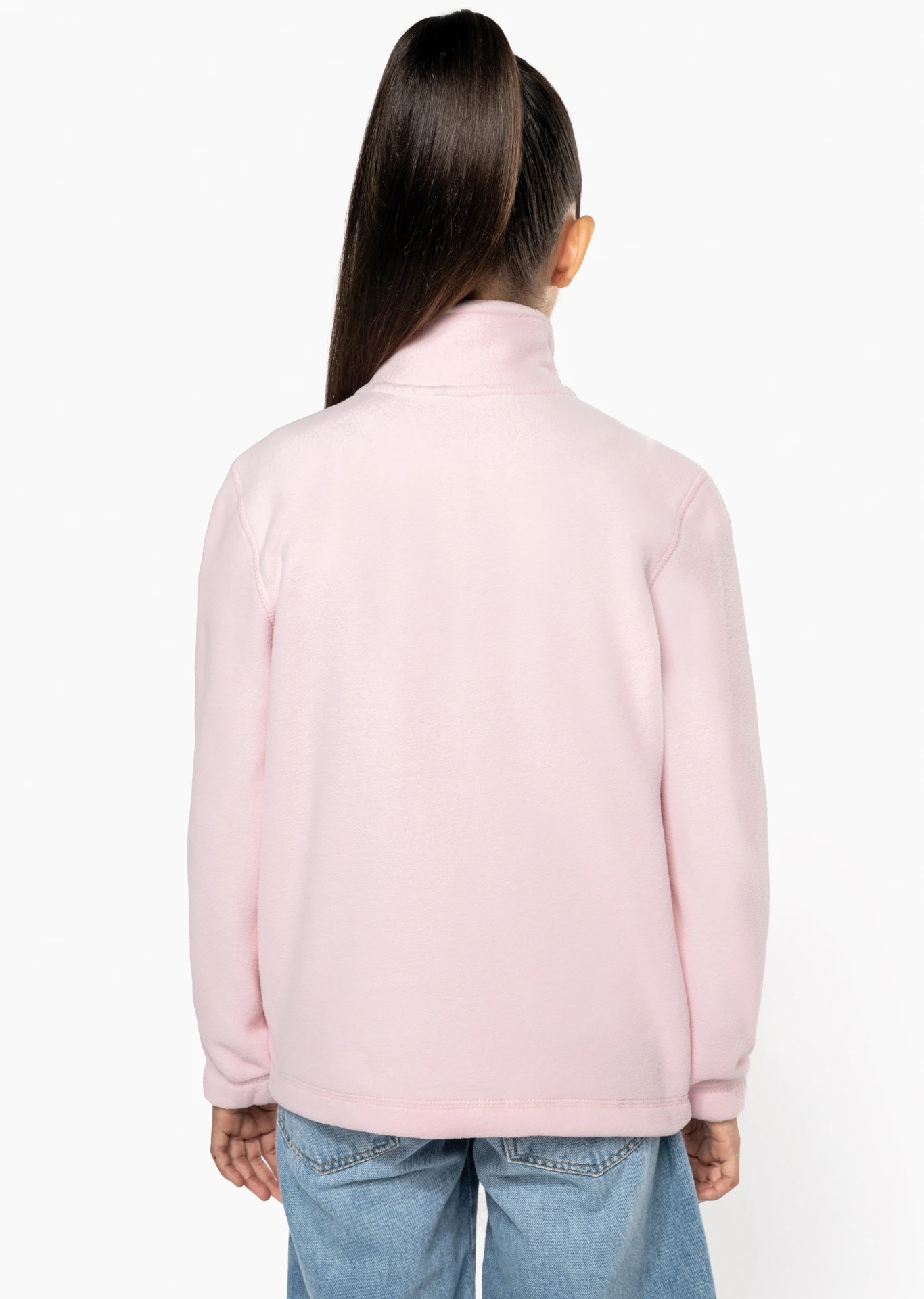 kariban-K920-kinder-microfleece-jacke-model-1 Kariban Kinder Microfleece Jacke