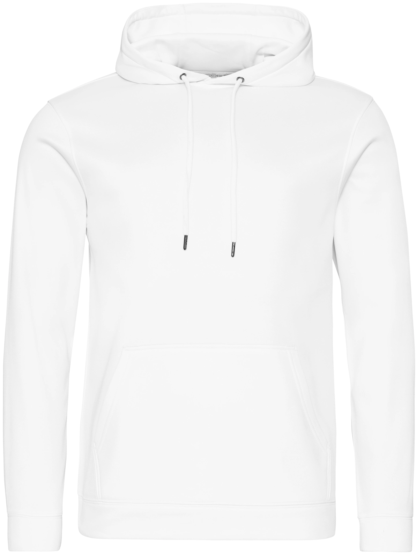 justhoods-jh006-sports-polyester-hoodie-arcticwhite-front-1 Just Hoods Sports Polyester Hoodie