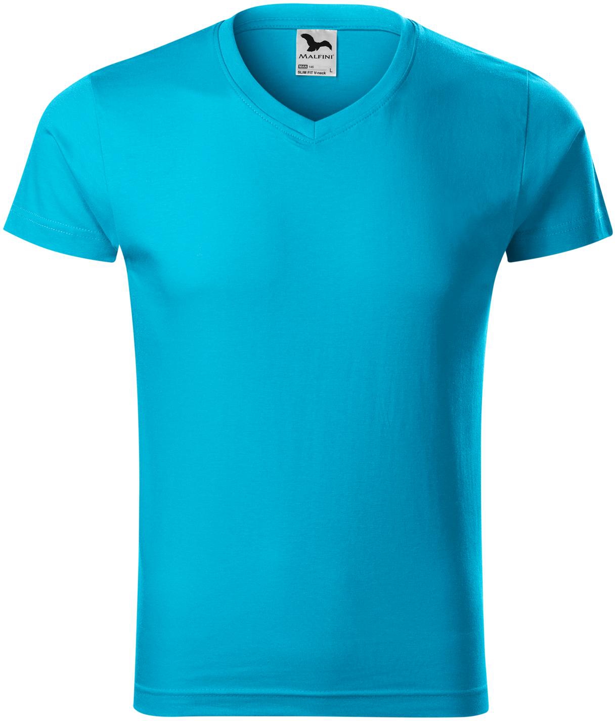 MALFINI T-Shirt Slim Fit V-Neck 146
