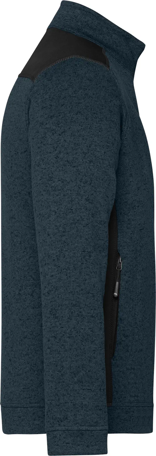 James & Nicholson Men's Knitted Workwear Fleece Jacket -STRONG-
