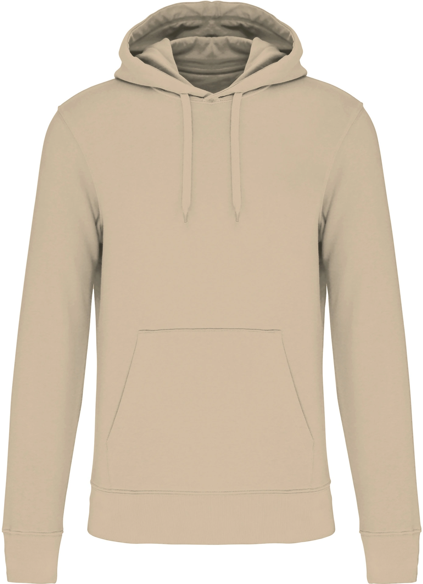 kariban-K4027-umweltfreundlicher-herren-kapuzen-sweater-lightsand-front-3 Kariban Umweltfreundlicher Herren Kapuzen Sweater