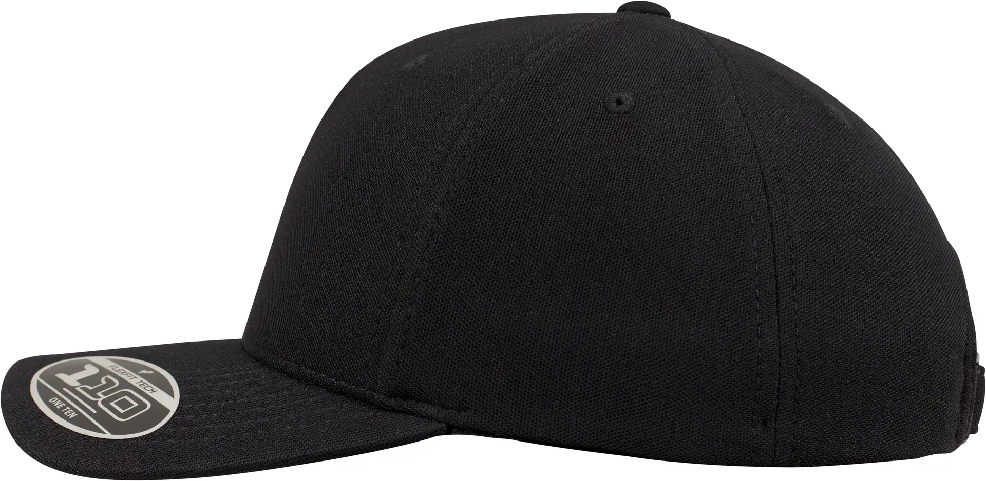 flexfit-110p-cool-and-dry-mini-pique-black-left-7 FLEXFIT Cool & Dry Mini Piqué