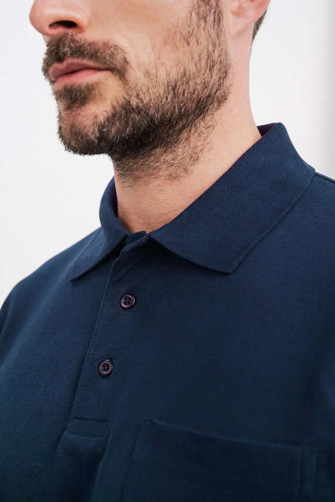 jn026-poloshirt-pique-pocket-model-2 James & Nicholson Polo Piqué Pocket