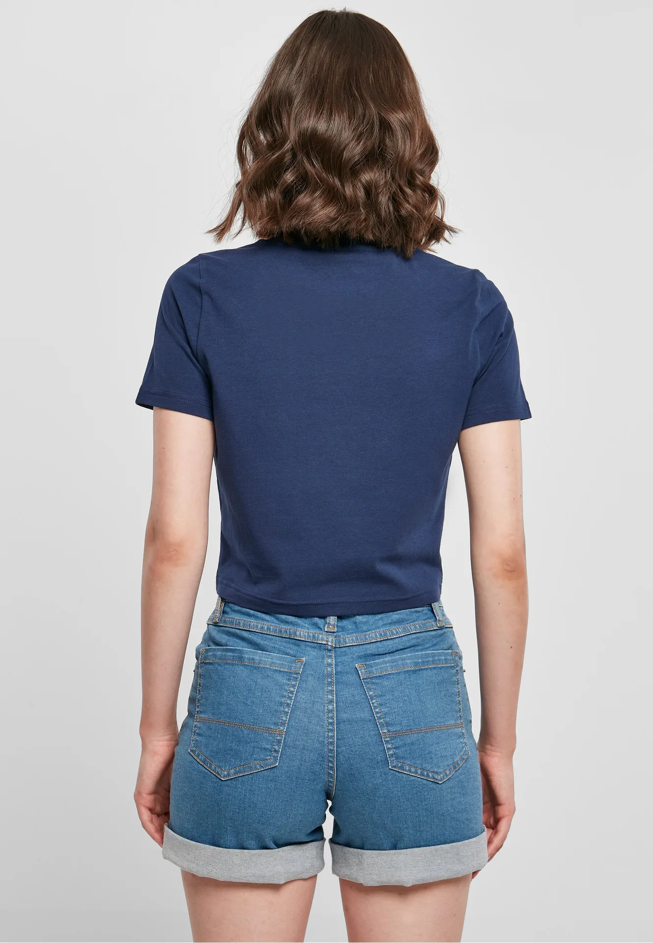 Build Your Brand Ladies Cropped Tee