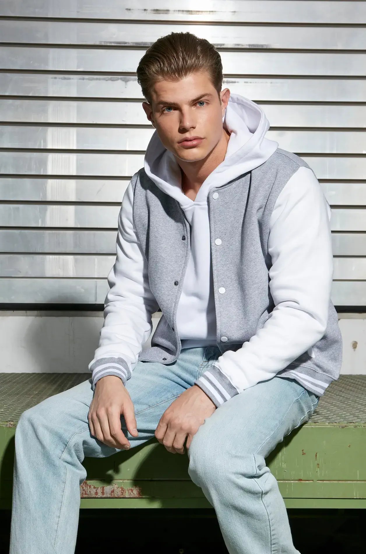 Build Your Brand Basic College Jacket