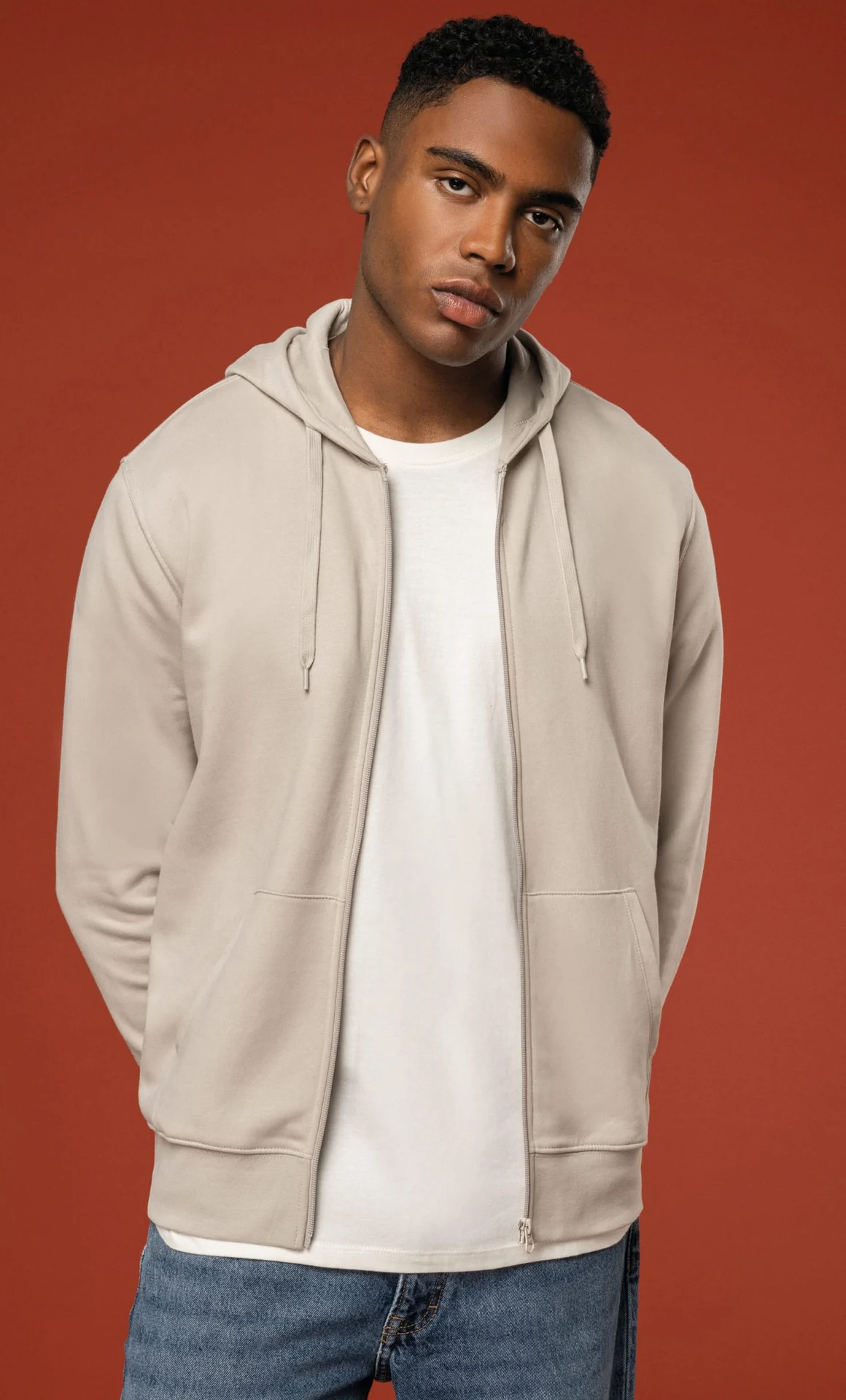 Kariban Umweltfreundliche Kapuzen Sweatjacke