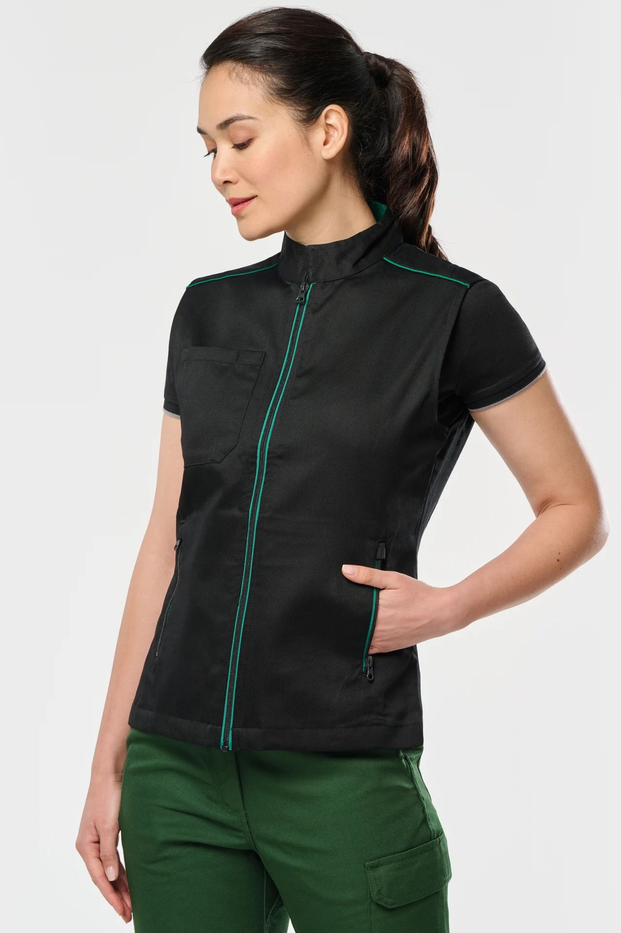 kariban-WK6149-damen-bodywarmer-day-to-day-model-0 Kariban Damen Bodywarmer "Day-to-Day"