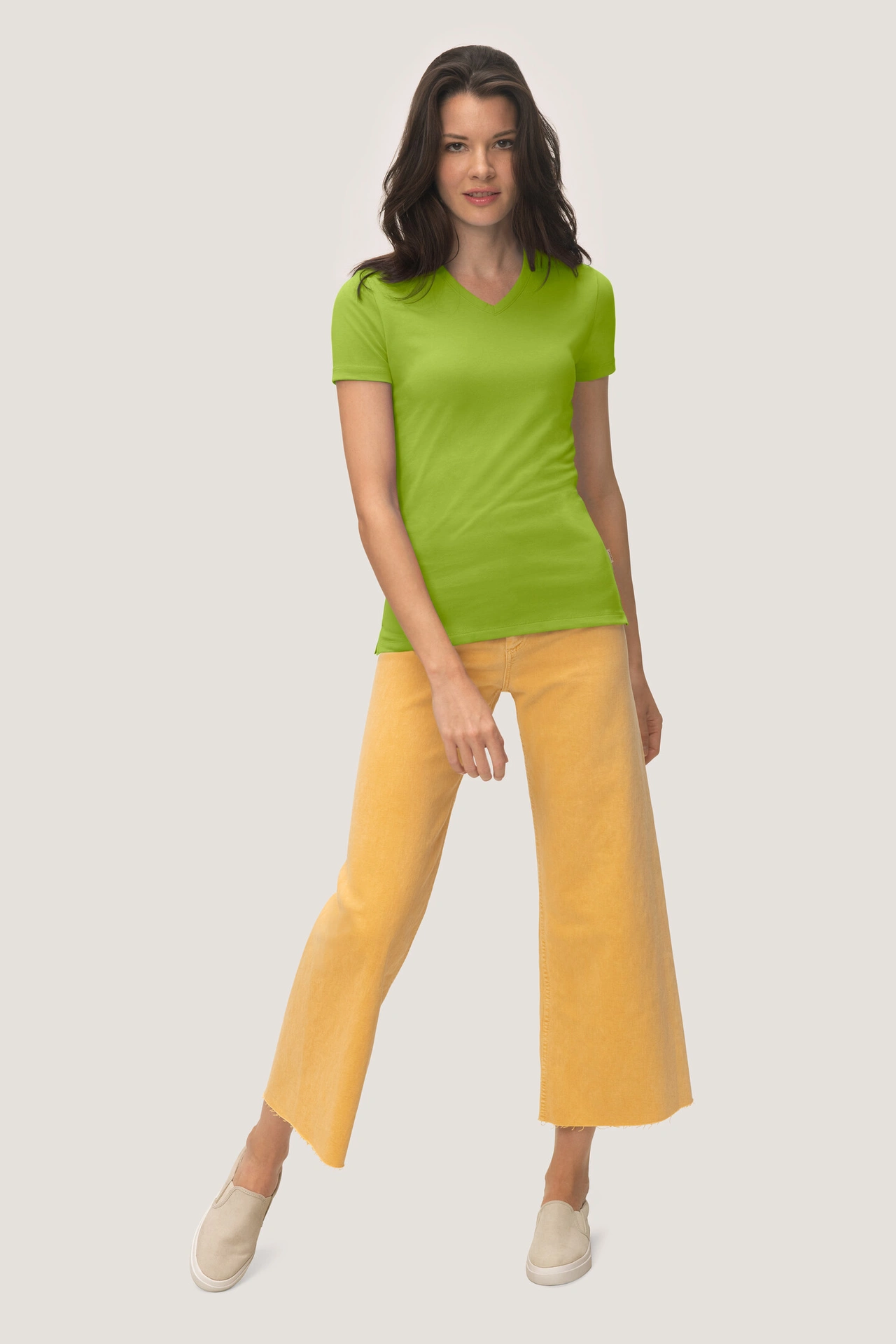 HAKRO Damen-V-Shirt 169 Cotton-Tec HAKRO Damen-V-Shirt 169 Cotton-Tec