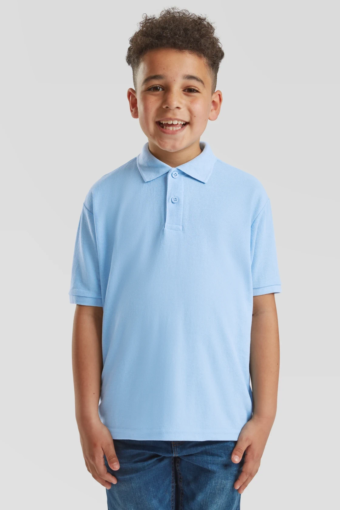 fruit-of-the-loom-63-417-0-kids-65-35-poloshirt-skyblue-model-0 F.O.L. 65/35 Polo Kids