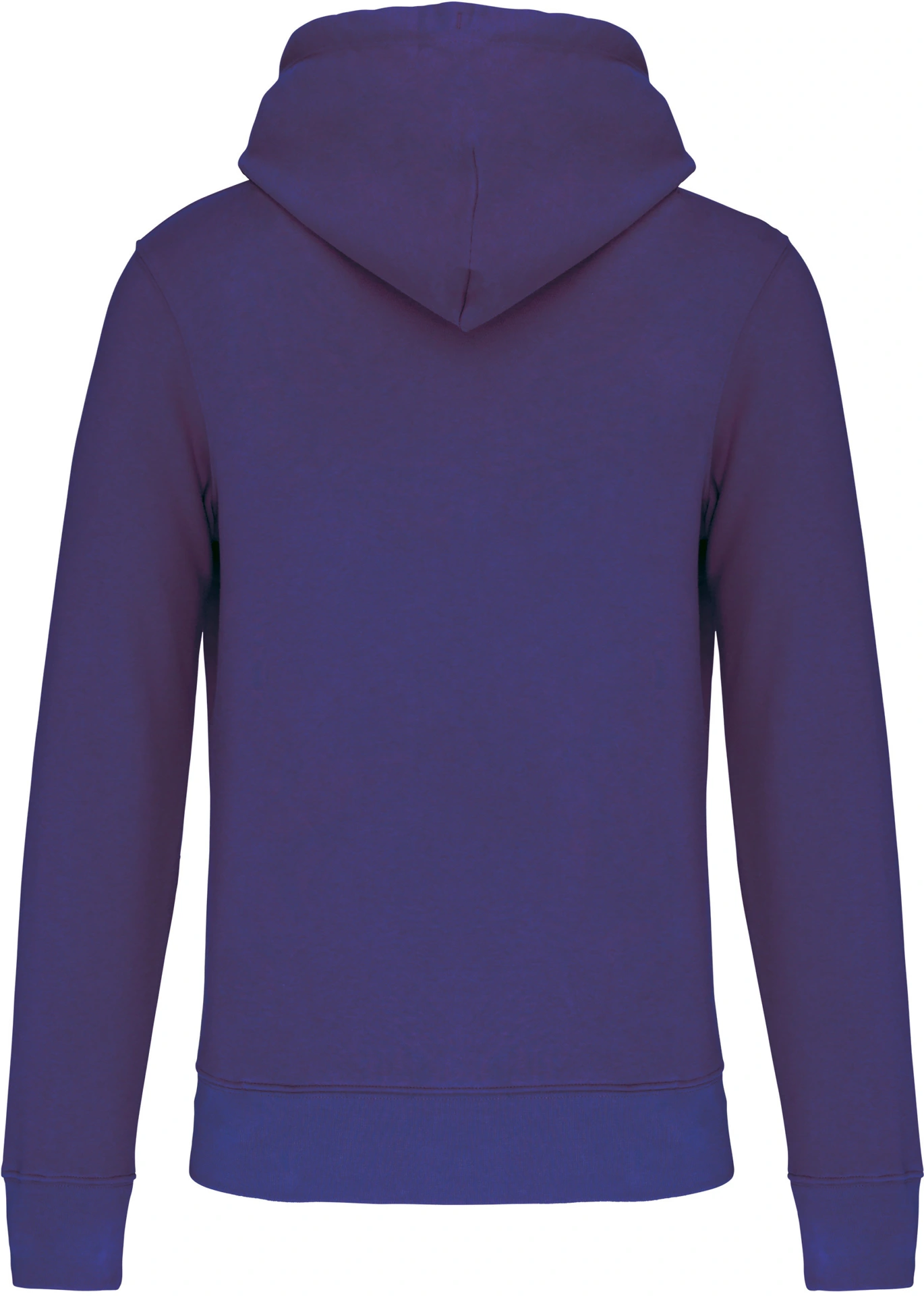 kariban-K4027-umweltfreundlicher-herren-kapuzen-sweater-deeppurple-back-6 Kariban Umweltfreundlicher Herren Kapuzen Sweater