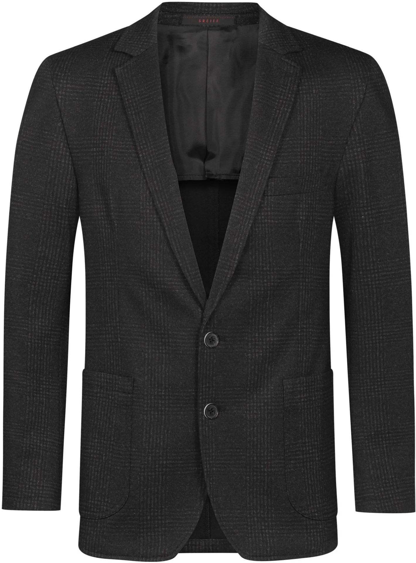 greiff-1139-herren-jerseysakko-rf_2120_glencheck-anthrazit-front-2 GREIFF Herren Jerseysakko CASUAL Regular Fit