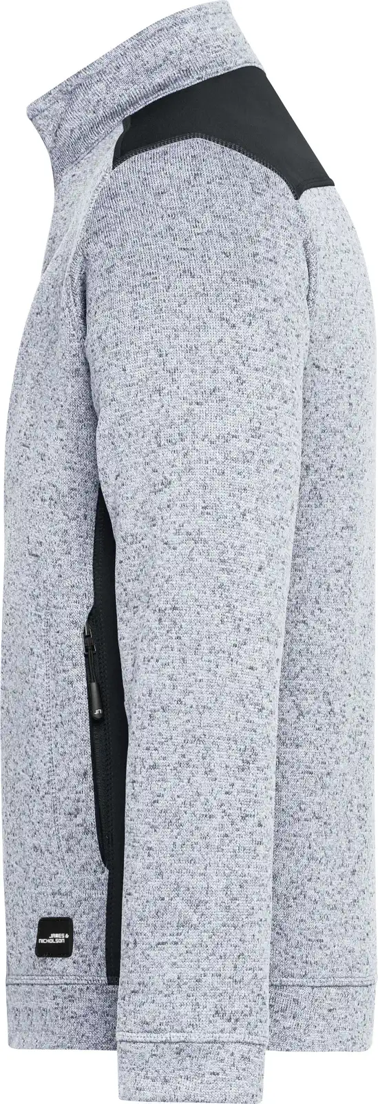 James & Nicholson Men's Knitted Workwear Fleece Jacket -STRONG-