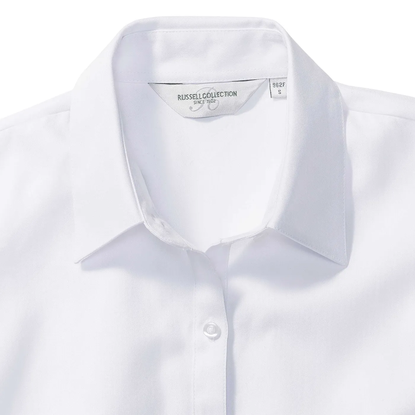 Russell Ladies Long Sleeve Herringbone Shirt
