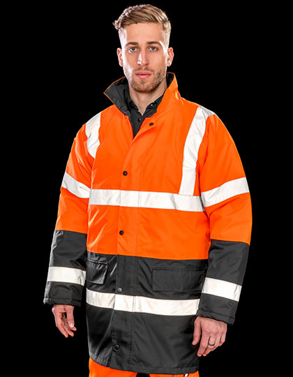 Result Motorway 2-Tone Safety Coat Result Motorway 2-Tone Safety Coat