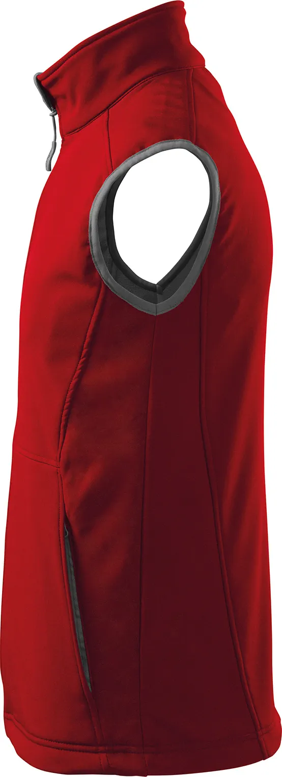 malfini-517-vision-softshellweste-herren-rot-sleeve-4 MALFINI Softshellweste Vision 517