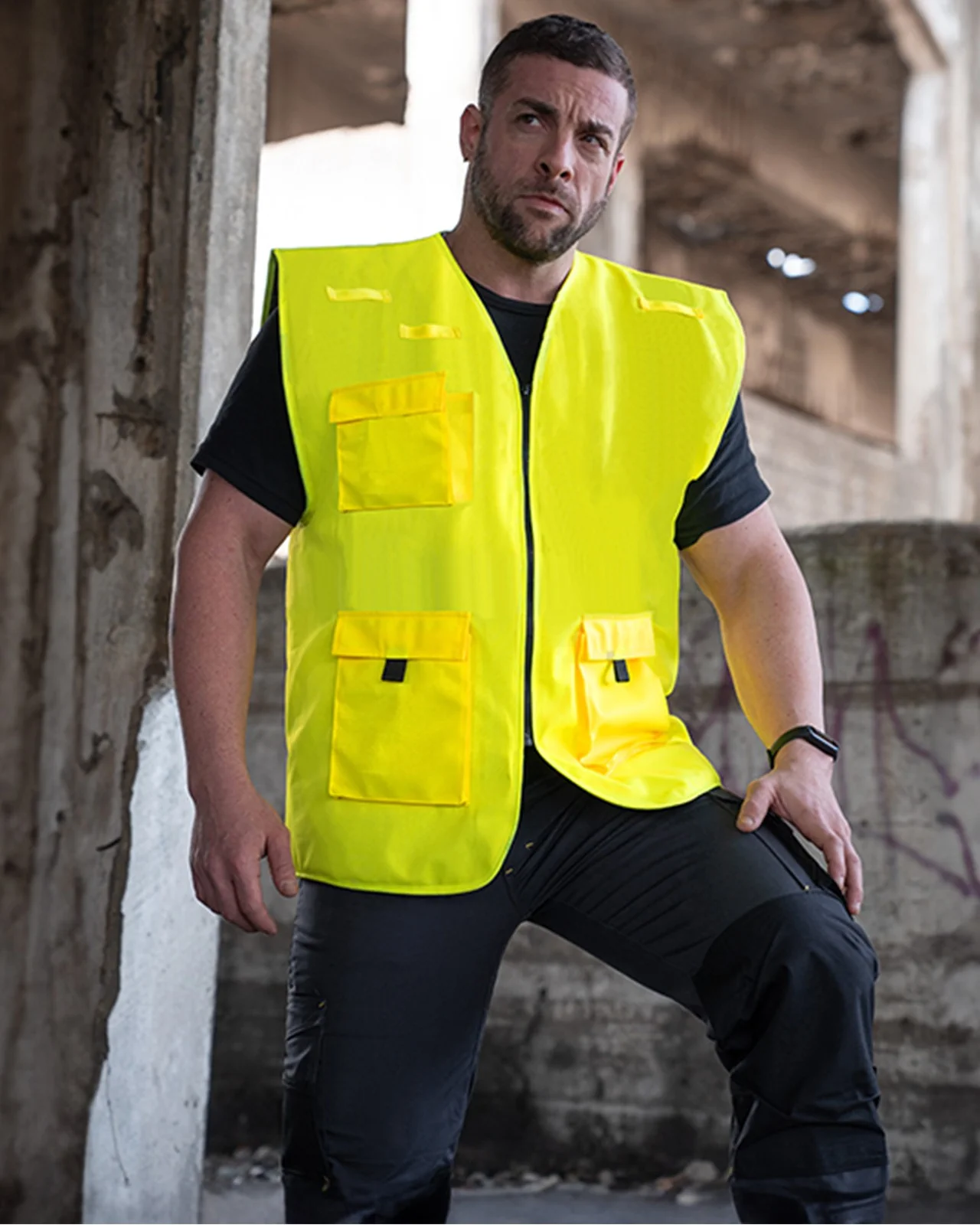 Korntex Padded Multifunctional Work Vest Kiel CO² Neutral