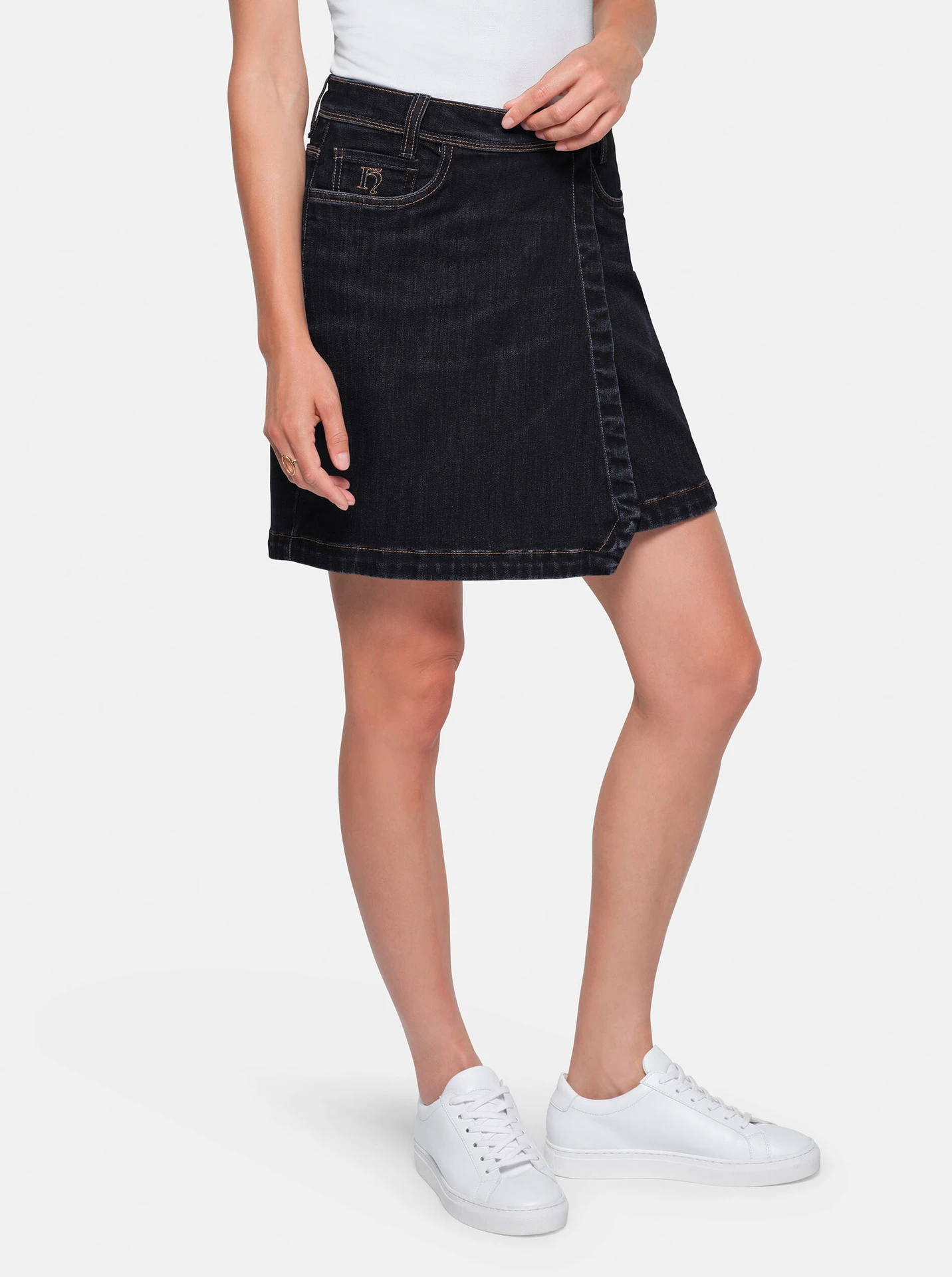 HAKRO Damen 5-Pocket-Jeansskort X-Stretch 732 ECO