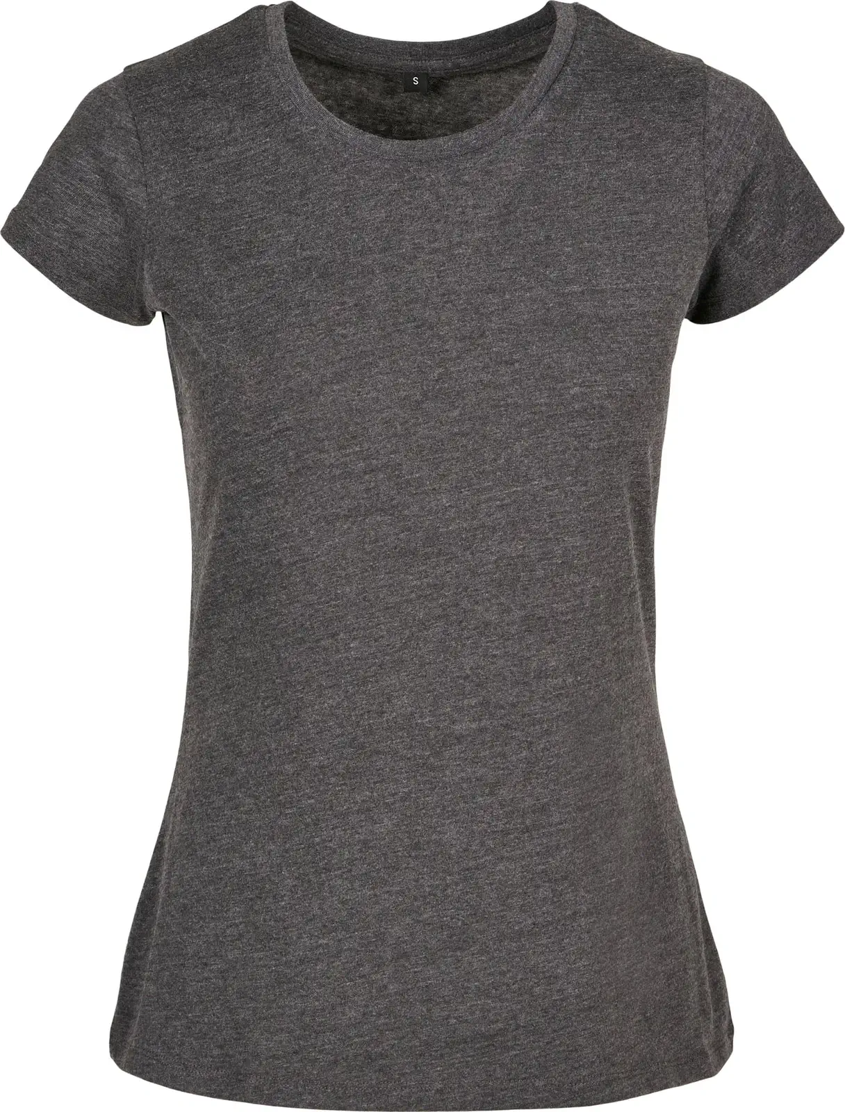 BYB-BB012-ladies-basic-t-shirt-charcoal-front-4 Build Your Brand Ladies Basic Tee