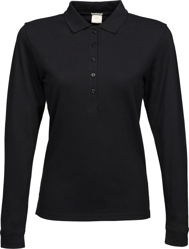 TEE JAYS Ladies Luxury Stretch Long Sleeve Polo TEE JAYS Ladies Luxury Stretch Long Sleeve Polo
