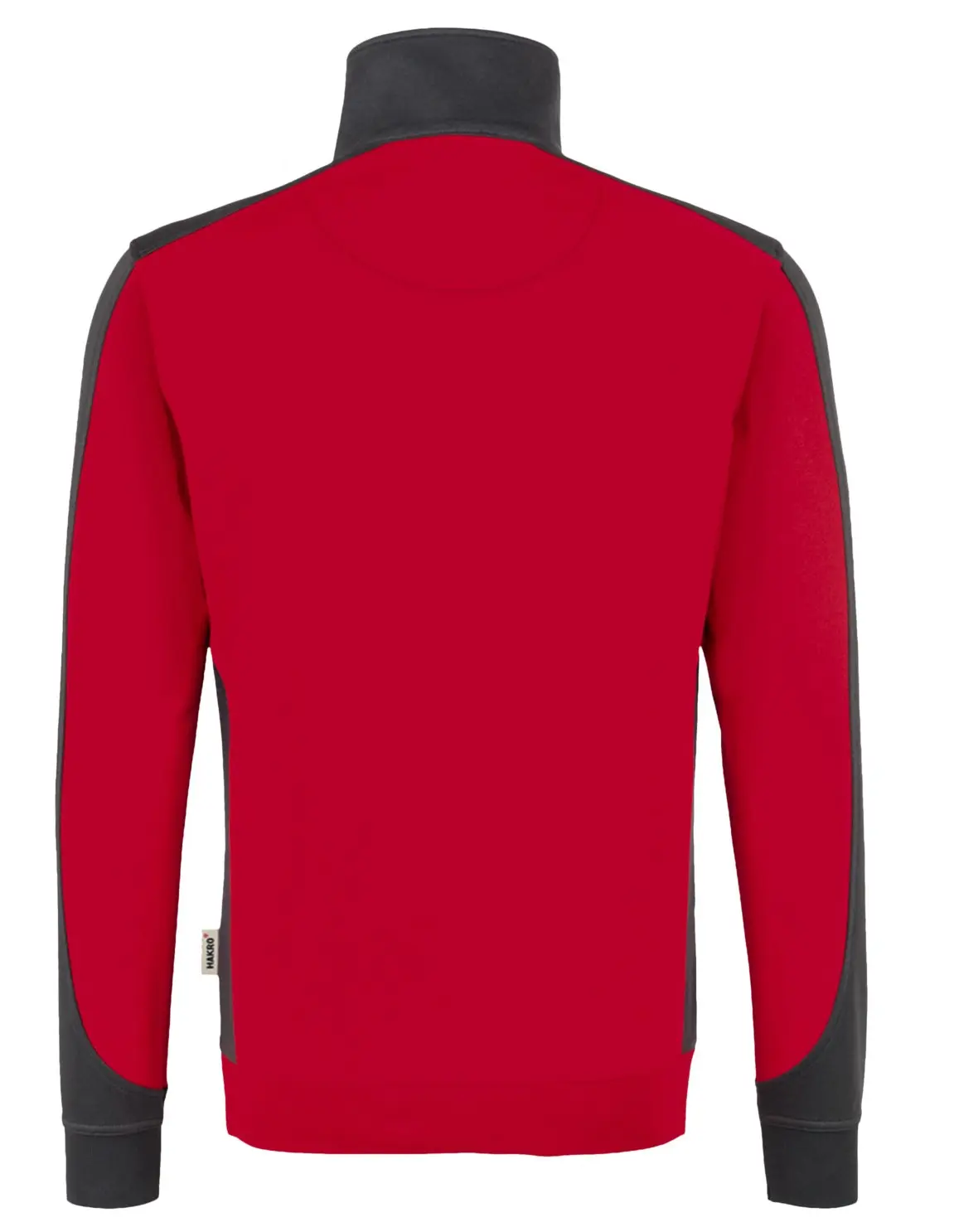 HAKRO Zip-Sweatshirt 476 Contrast Mikralinar®