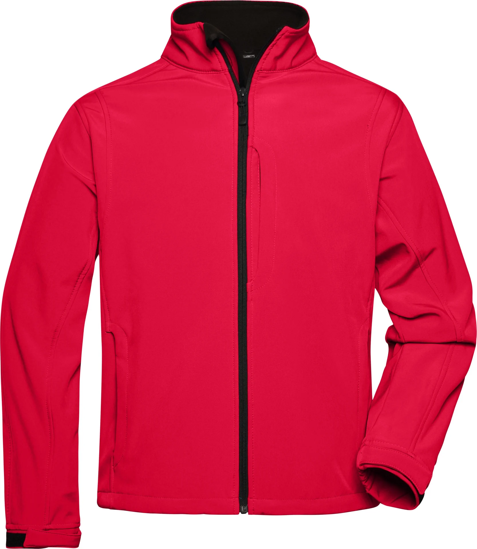jn135-mens-softshell-jacket-red-front-3 James & Nicholson Men's Softshell Jacket (135)