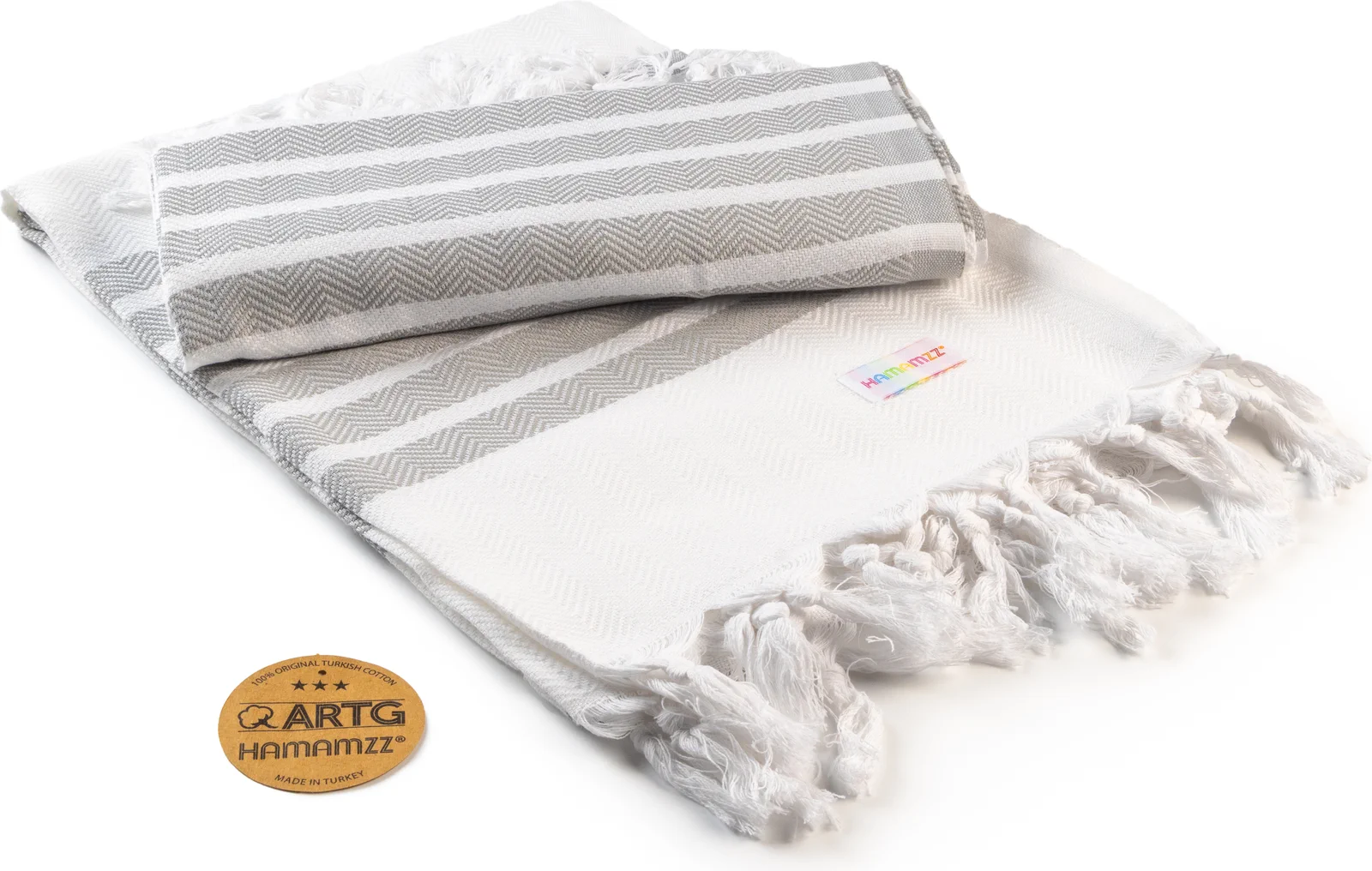 artg-ar053-hamamzz-dalaman-towel-lightgrey-front-1 ARTG Hamamzz® Dalaman Towel