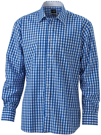 James & Nicholson Men's Checked Shirt James & Nicholson Men's Checked Shirt