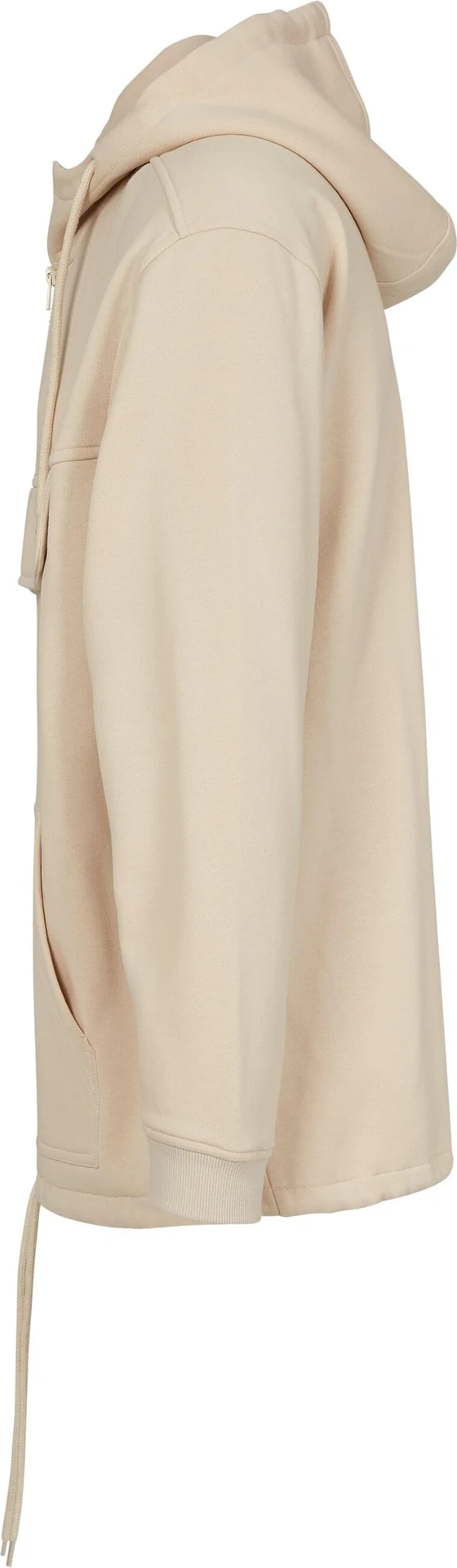 BYB-BY098-sweat-pull-over-hoody-sand-left-6 Build Your Brand Sweat Pull Over Hoody
