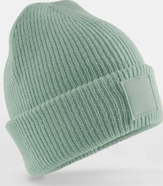 Beechfield Kids Deep Cuffed Tonal Patch Beanie