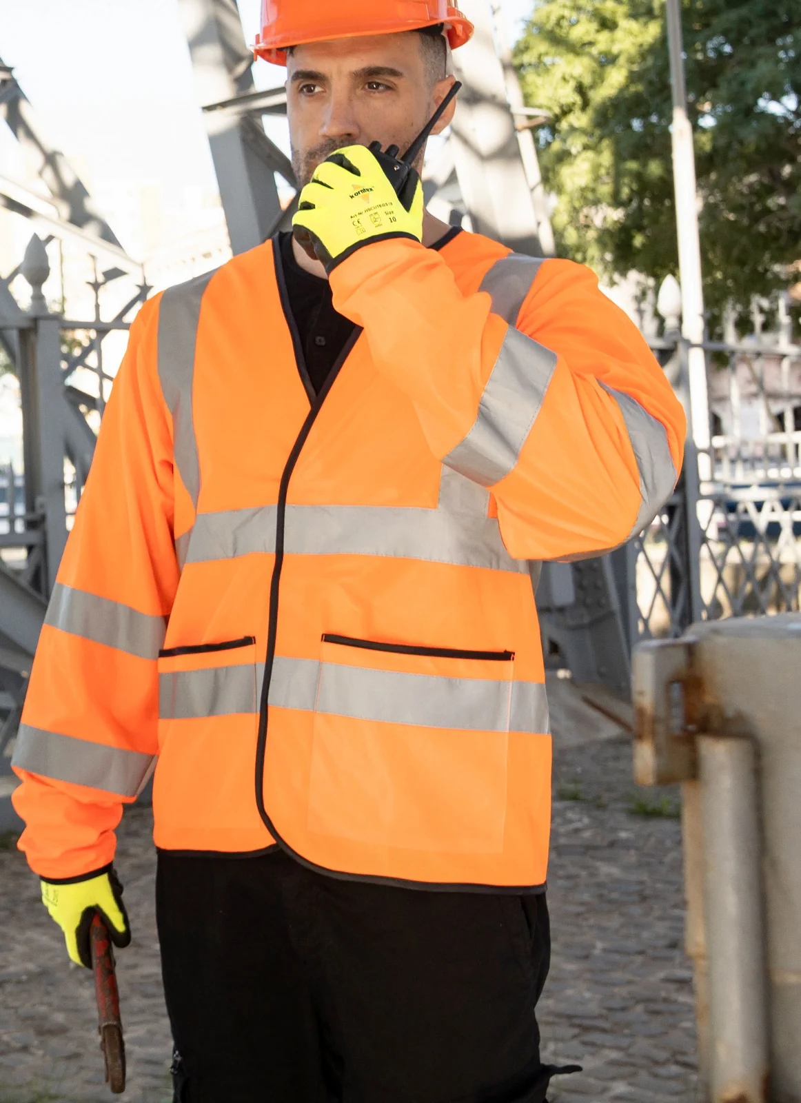 korntex-kxlwj-hi-vis-lightweight-safety-jacket-andorra-signalorange-model-0 Korntex Hi-Vis Lightweight Safety Jacket Andorra