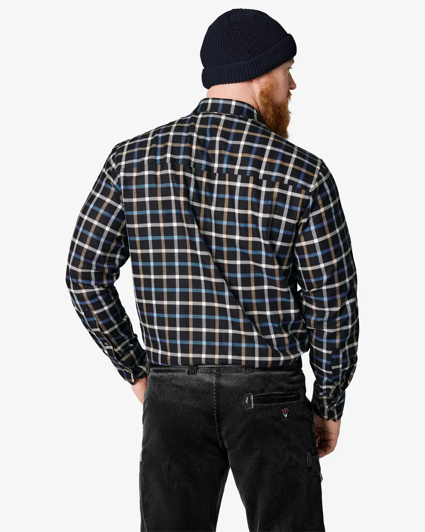 FHB-90800-alois-arbeitshemd-marine-royalblau-model-2 FHB Arbeitshemd ALOIS